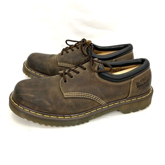 Dr. Martens 8053 Brown Leather 4 Eye Lace Up Shoes Mens Size 14 (EU 48) main image 6